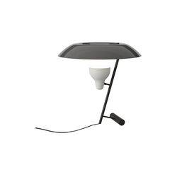 Model 548 Table Lamp, grey/dark burnished brass, Astep