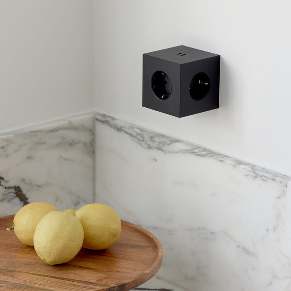 Square 2 USB-C (30W), stockholm black, Avolt