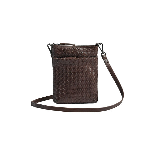 MaiaMBG Mini Crossbody Bag Weave, dark brown, Markberg