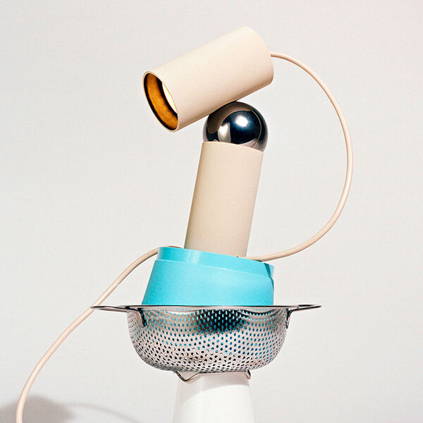 Bilboquet bordlampe, linen, Flos