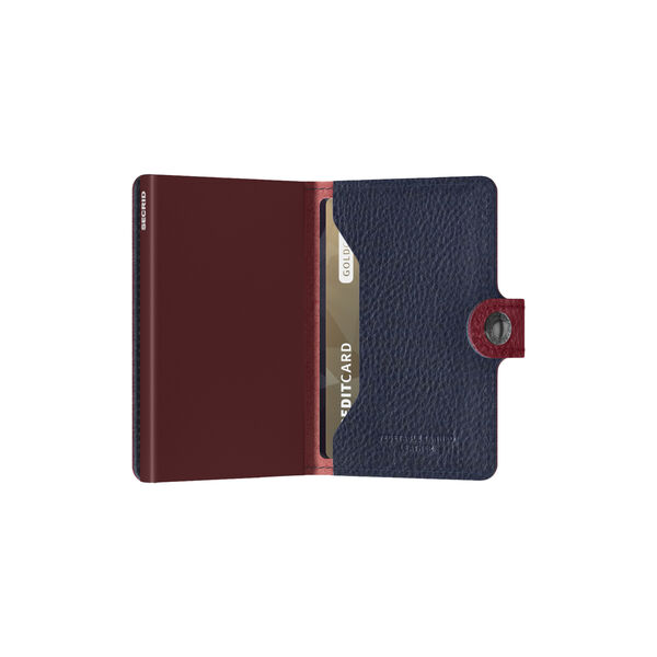 Miniwallet, vegetable tanned rosso/bordeaux, Secrid