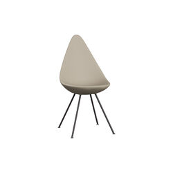 Dråben™ 3110 stol, light beige/warm graphite, Fritz Hansen
