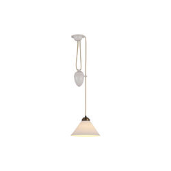 Cobb Rise & Fall Small Pendant, antique brass, Original BTC