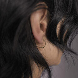 Basic Hoops, gold, Maria Black