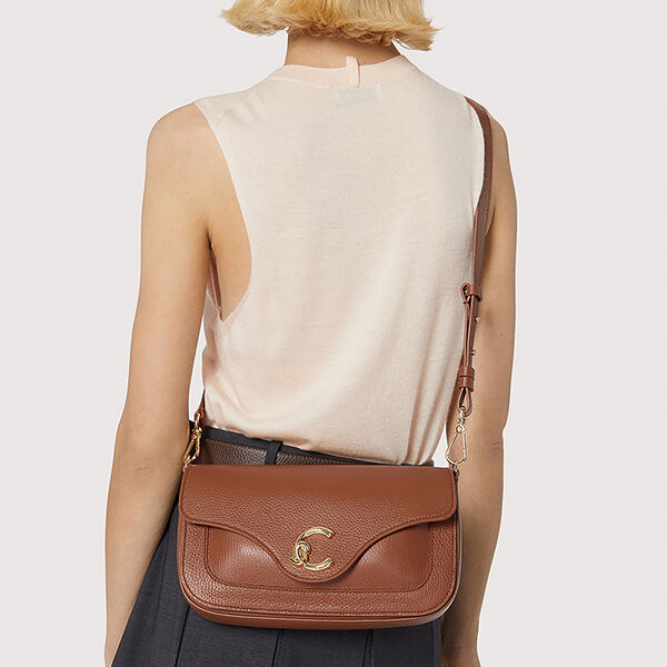 Coccinelle C-Me, cognac Coccinelle C-Me, cognac, Coccinelle