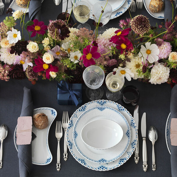 Prinsesse halvmåneformet asiet 22,5 cm, Royal Copenhagen