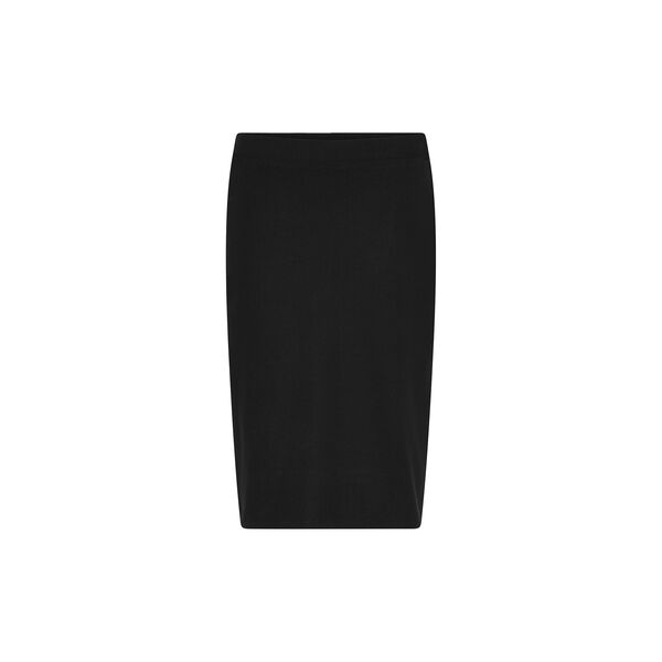 Skirt Milano Spring Knit | Black | Nederdel, Micha