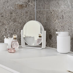 Bordspejl med 5 x forst&oslash;rrelse, white, Zone Denmark