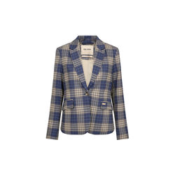 MMBlake Chec Blazer, crown blue, MOS MOSH