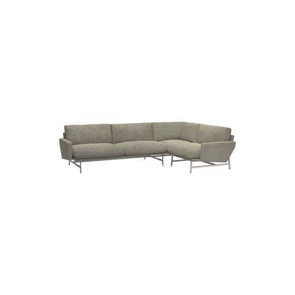 Lissoni™ PL114 højrevendt sofa, Moss 0015, Fritz Hansen