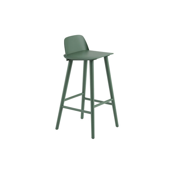 Nerd Bar stool, green, Muuto