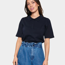 MilaSZ Polo SS Pullover, night sky, Saint Tropez