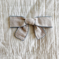 Big Hairbow , birch blue, Lalaby