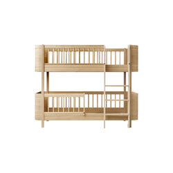 Wood Mini+ halvhøj køjeseng 68x162 cm, eg, Oliver Furniture