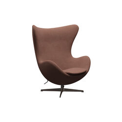 &AElig;gget&trade; 3316 loungestol, Christianshavn 1132 beige/orange/brown bronze, Fritz Hansen