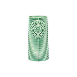 Pipanella Lines vase, green, Dottir Nordic Design