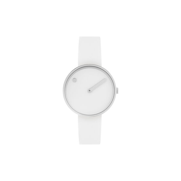 PICTO armbåndsur, white/steel/white, PICTO