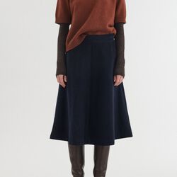 Millu Skirt, india ink, Basic Apparel