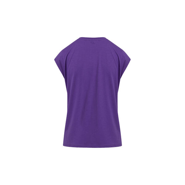 CC Heart Basic V-neck T-shirt, warm purple, Coster Copenhagen