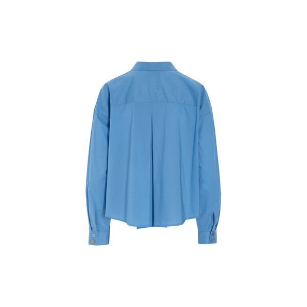 Core cotton skjorte med l&aelig;g, lake blue, BITTE KAI RAND