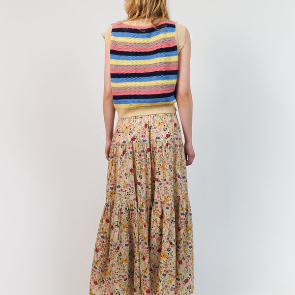 SunsetLL Maxi Skirt, flower print, Lollys Laundry