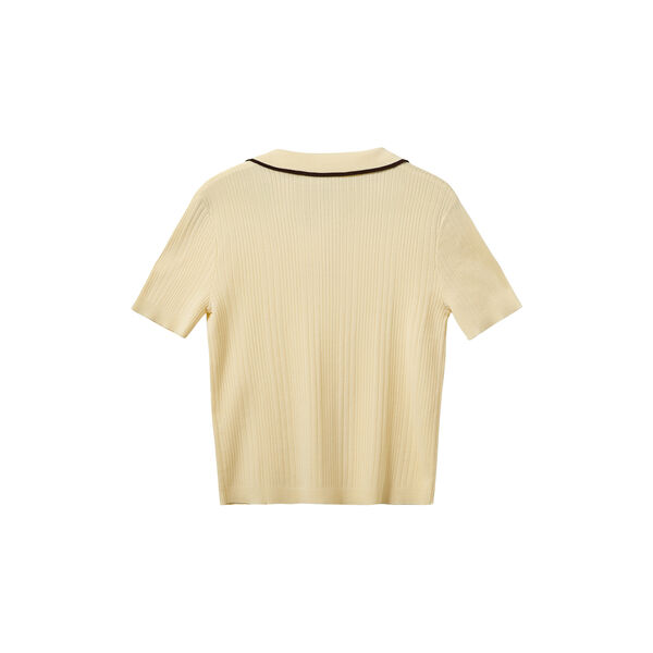 JAMIESW KNIT POLO, off white, Sofie Schnoor