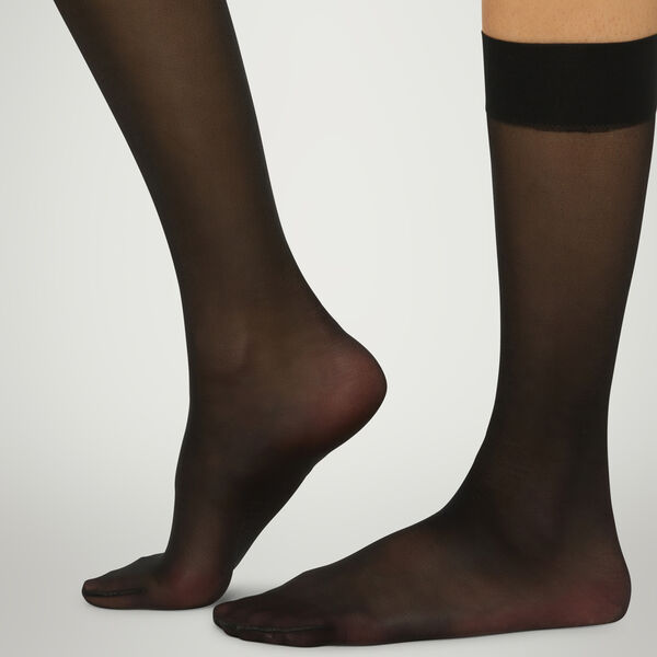 Satin Touch 20 Knee-Highs, black, Wolford