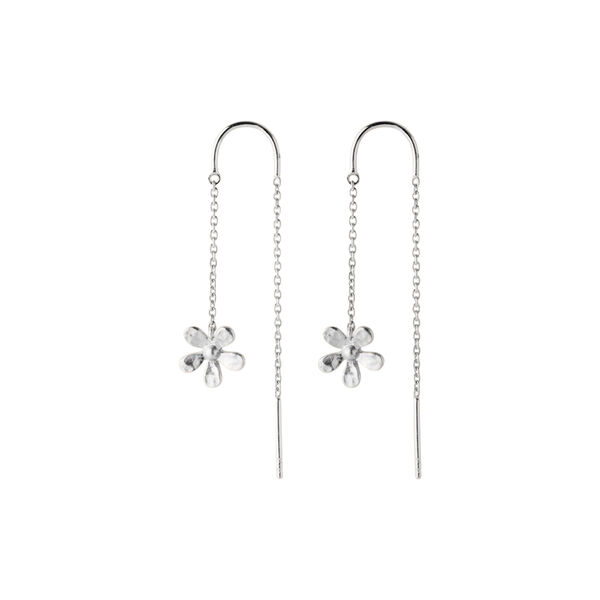 Wild Poppy Earchains, sølv, Pernille Corydon Jewellery