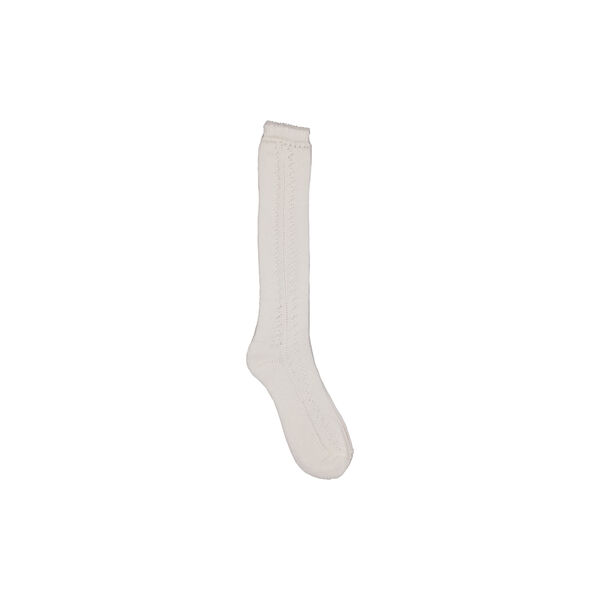 Knee Socks Pointelle, gentle white Knee Socks Pointelle, gentle white, MarMar Copenhagen