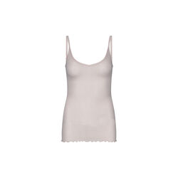 Cotton Spaghetti Top, rosie beige, Seamless Basic