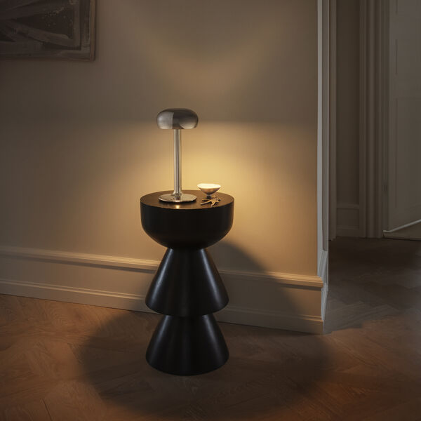 Emendo LED batterilampe, chrome, Eva Solo