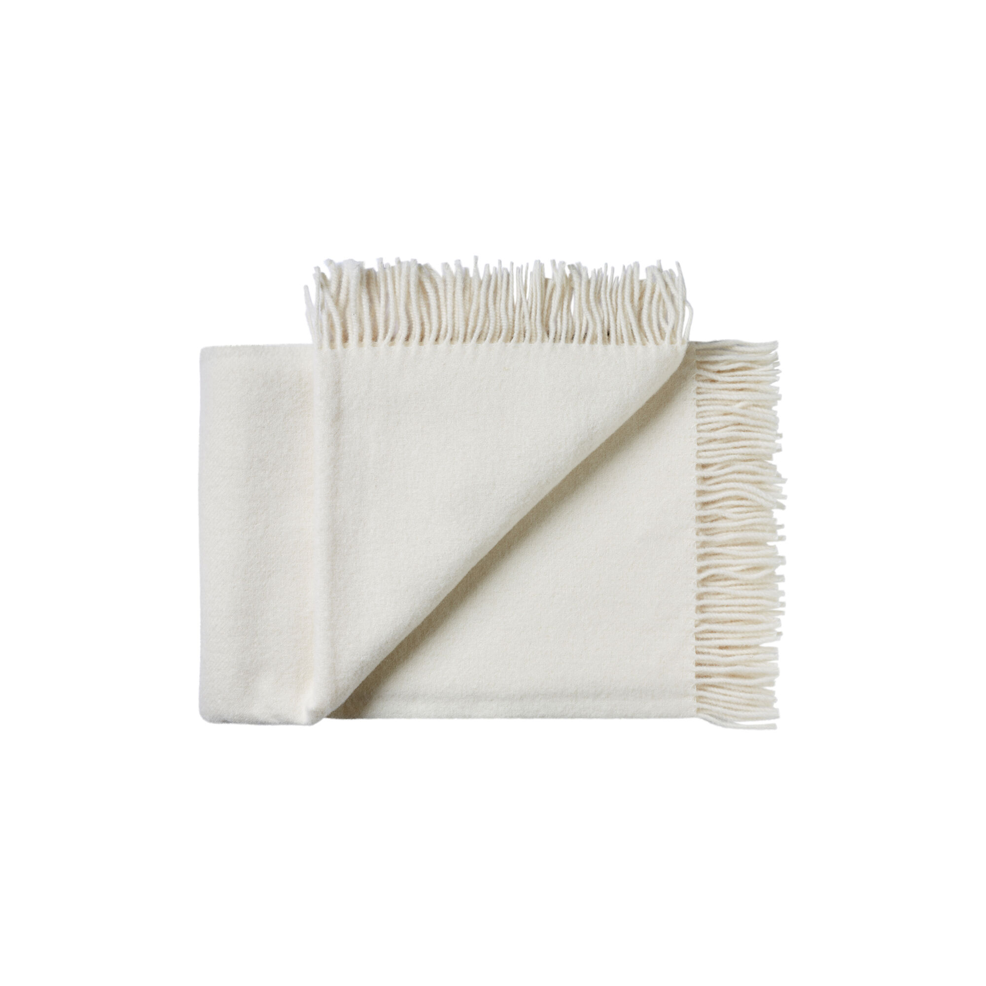 Køb Samsø plaid, 00100 white | Silkeborg Uldspinderi