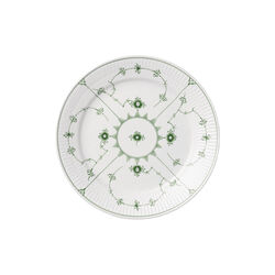 Grøn Musselmalet Riflet tallerken Ø 25 cm Grøn Musselmalet Riflet tallerken Ø 25 cm, Royal Copenhagen