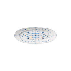 Musselmalet Riflet fad 60 cm, Royal Copenhagen
