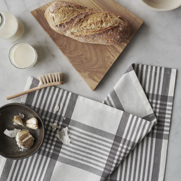 Viskestykke, large checks, By Mogensen