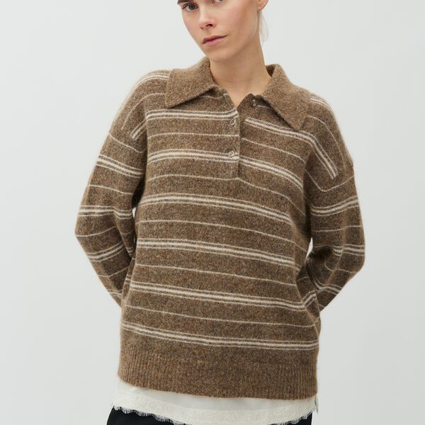 Emin M Knit, falcon stripe, mbyM