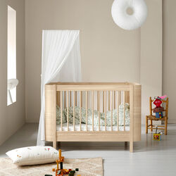 Wood Mini+ tremmeseng ekskl. junior kit 68x122 cm, eg, Oliver Furniture