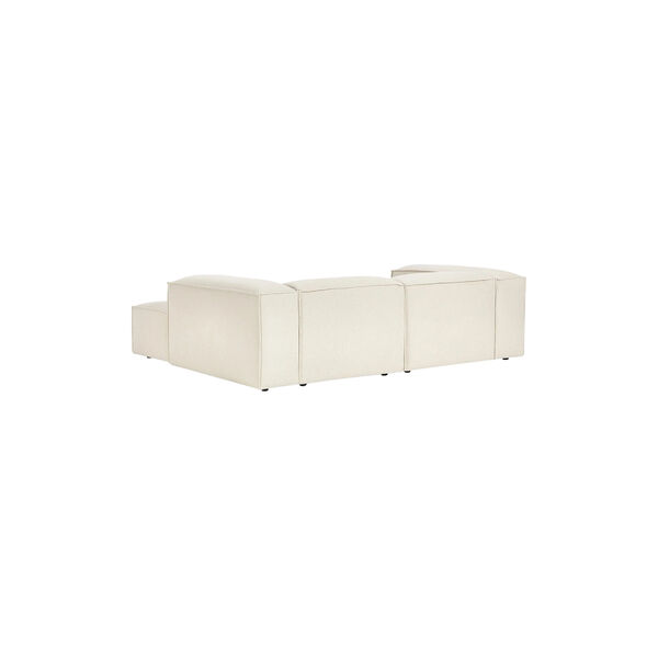 Lennon modulær hjørnesofa, vævet off white, Westwing Collection