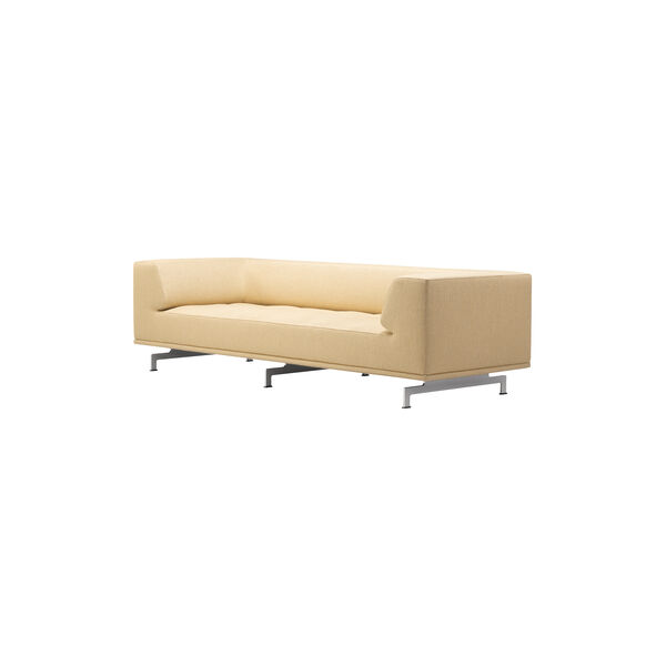 4511 Delphi 3 pers. sofa, keiga 422/aluminium, Fredericia Furniture