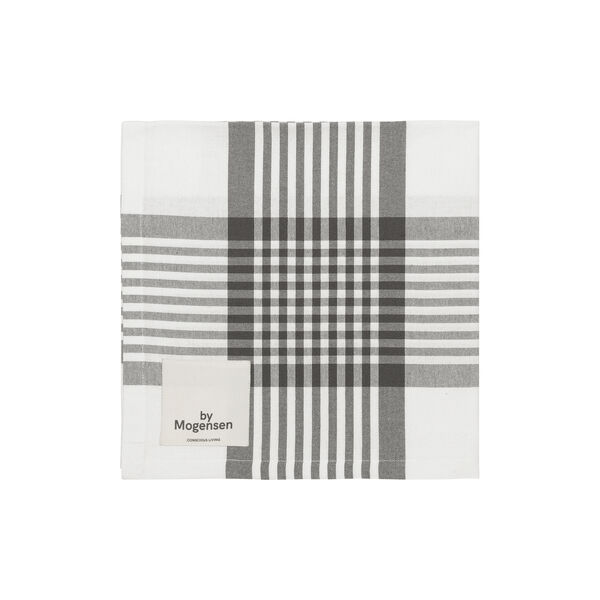 Stofserviet, large checks, By Mogensen