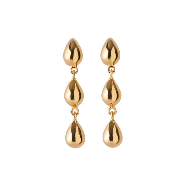Rain Earrings, forgyldt, Pernille Corydon Jewellery