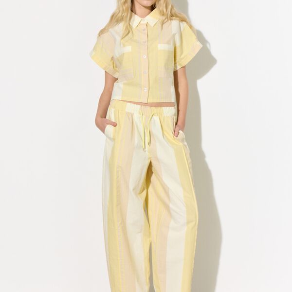 Tilly Trousers, yellow, HUNK&Oslash;N