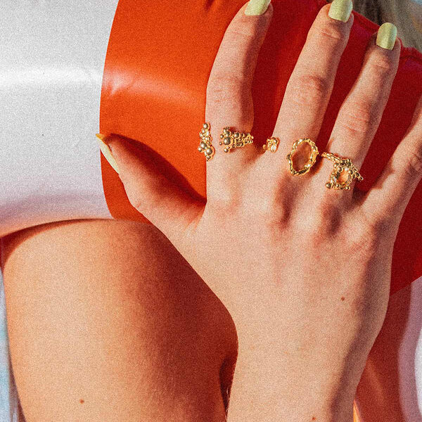 ORB CHRONICLES RING, forgyldt, House of Vincent