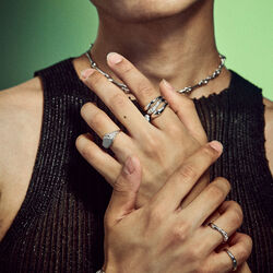 Vayu Ring, silver, Maria Black