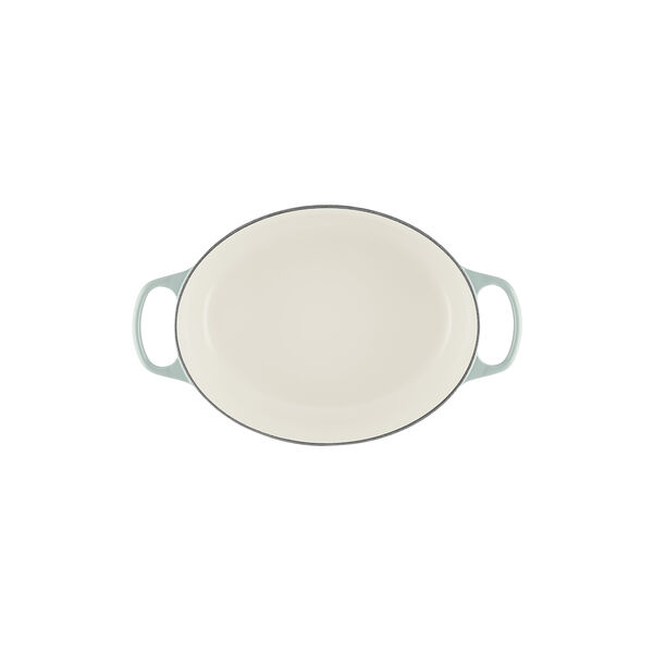 Signature st&oslash;bejern oval gryde &Oslash; 31 cm, sea salt, Le Creuset