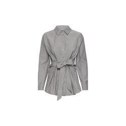 IHJANIKA Shirt, dark grey stripe, ICHI