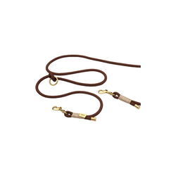 Just&eacute;rbar og bl&oslash;d rebline hvalp, espresso brown, Drew's Dogwear