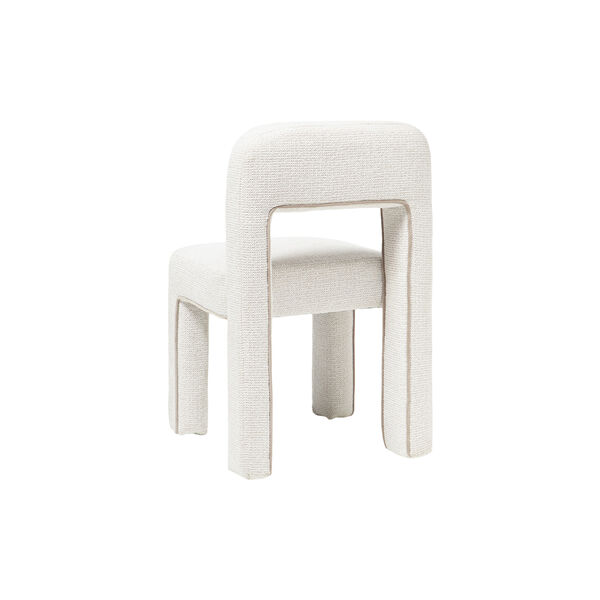 Ana Dining Chair, boucl&eacute; white/beige, Westwing Collection