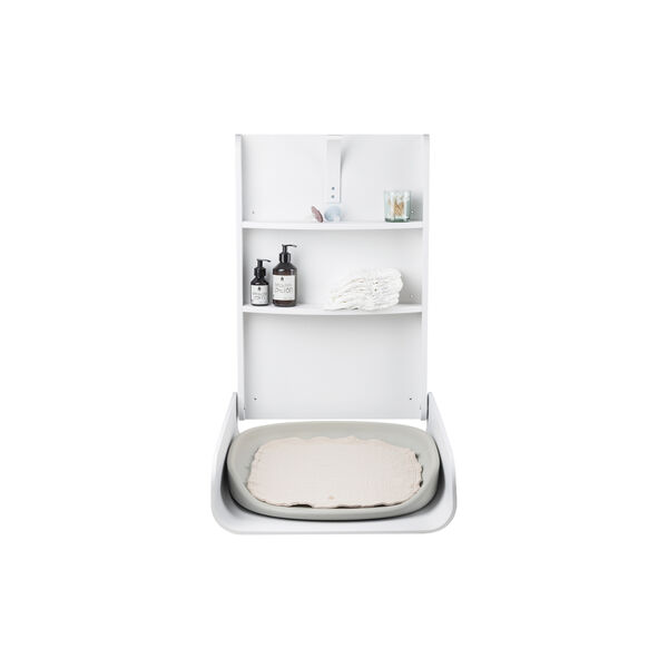 Sebra v&aelig;gh&aelig;ngt puslebord, classic white, Sebra