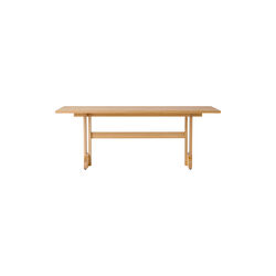 Puffin Dining Table | Rectangular | Oak Veneer | Spisebord, Audo Copenhagen